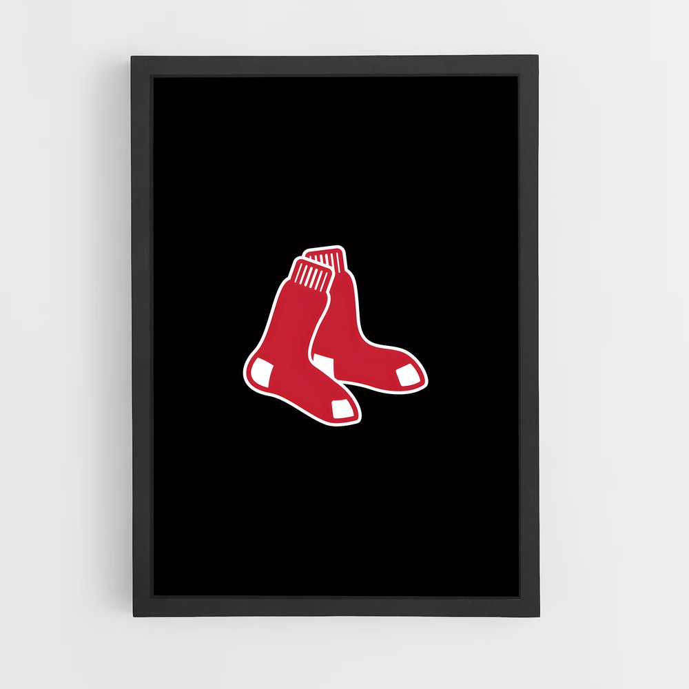 ap-boston red sox-5 cadre Noir