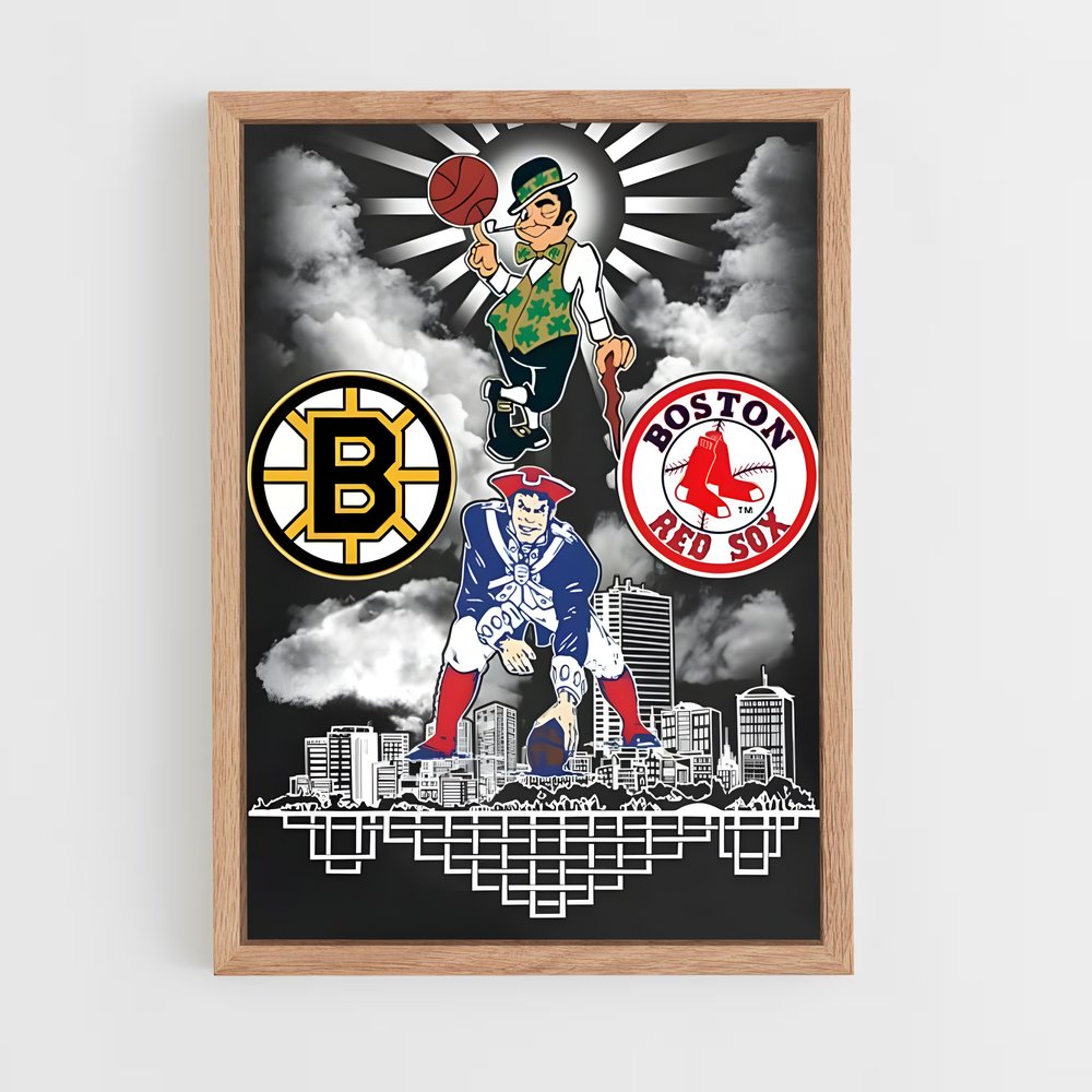 ap-boston river fc-5 cadre Bois clair