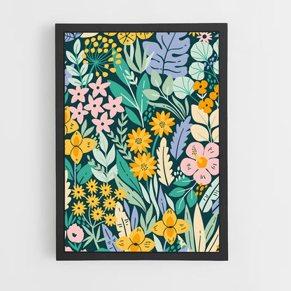 ap-botanical patterns-3 cadre Noir