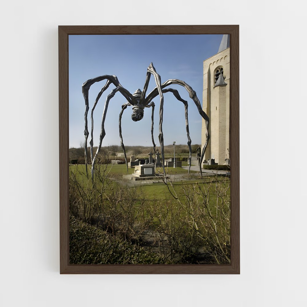 ap-bourgeois spider maman-1 cadre Bois foncé