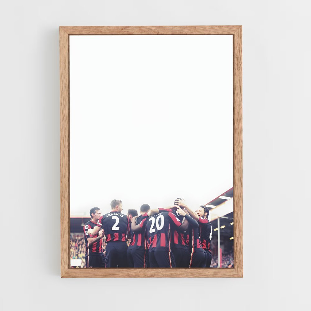 ap-bournemouth afc-12 cadre Bois clair