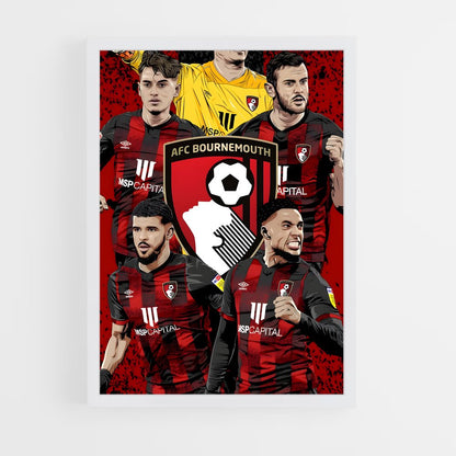 ap-bournemouth afc-5 cadre Blanc