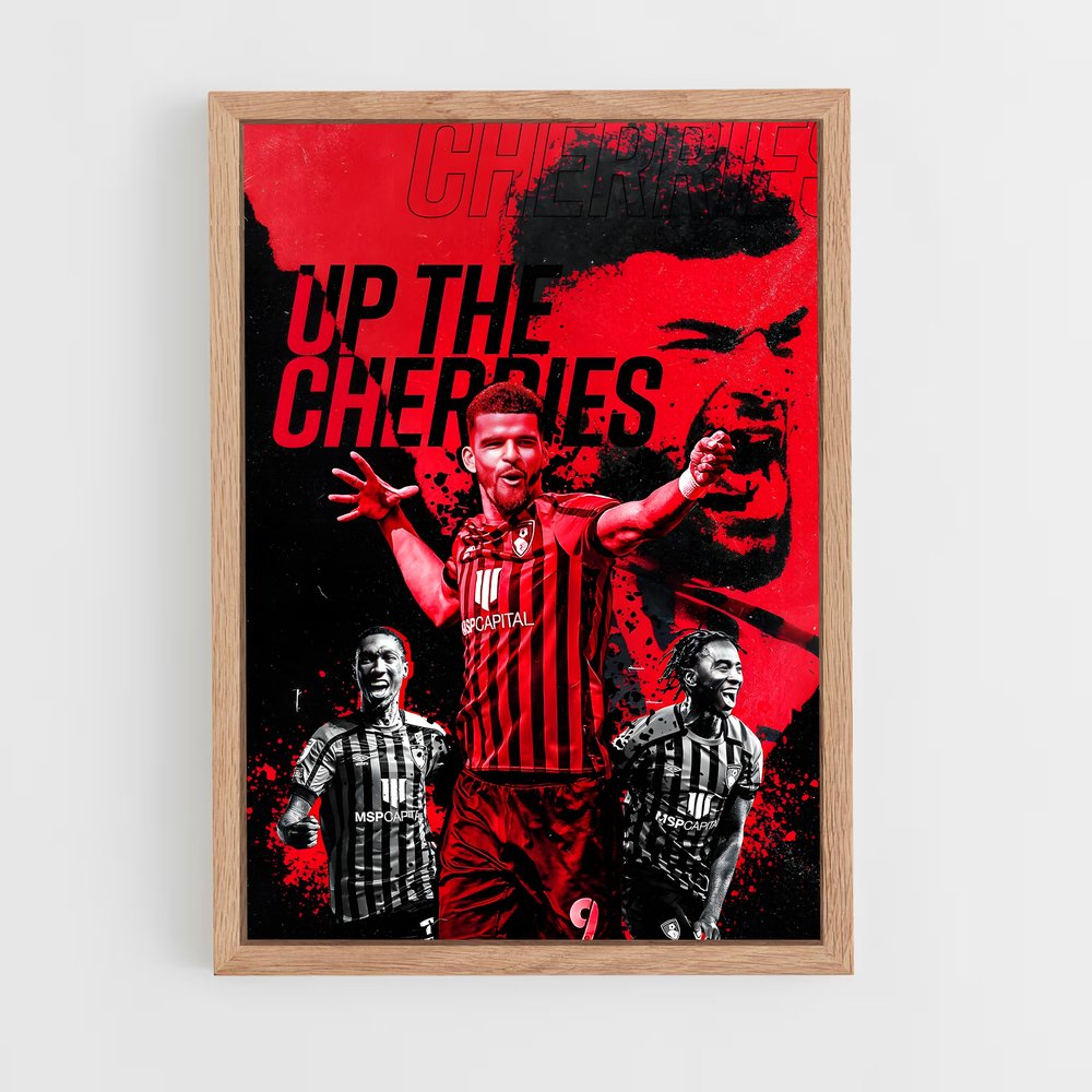 ap-bournemouth afc-7 cadre Bois clair