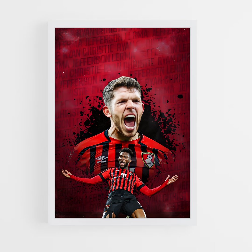 ap-bournemouth afc-9 cadre Blanc