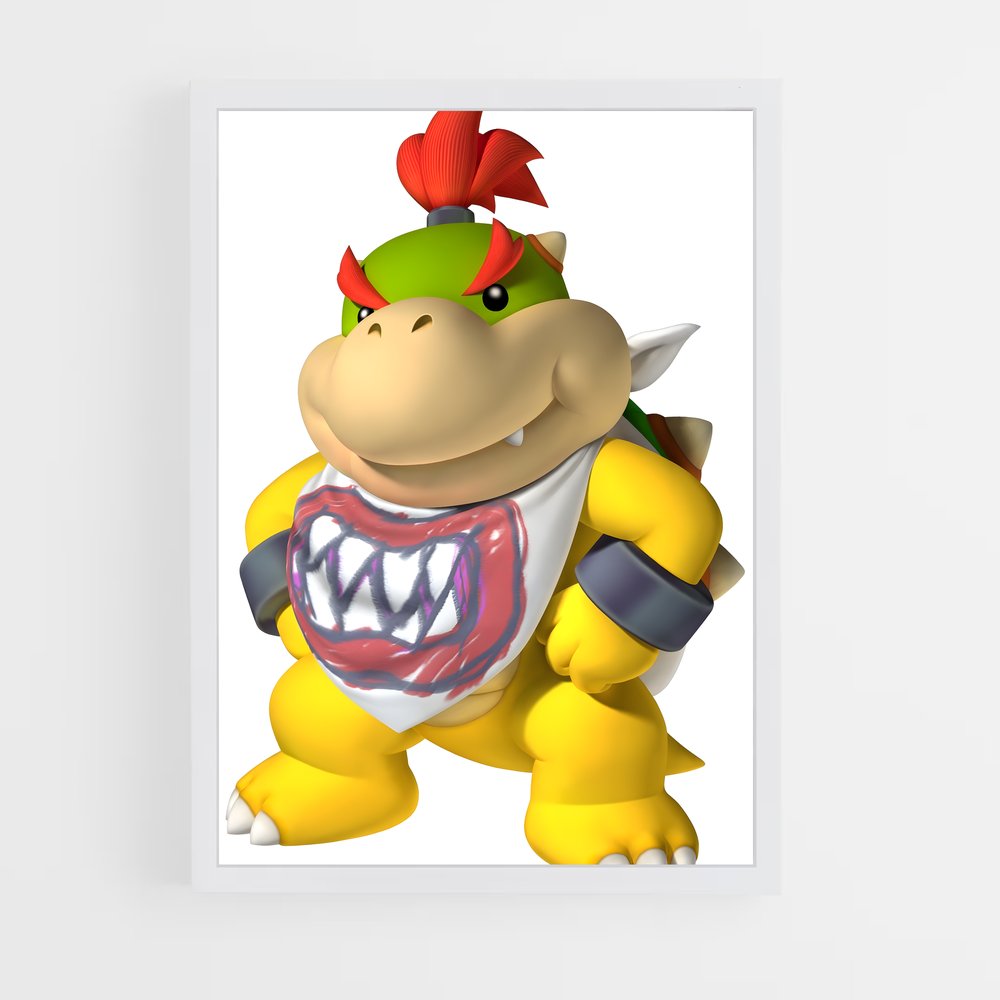 ap-bowser jr-1 cadre Blanc