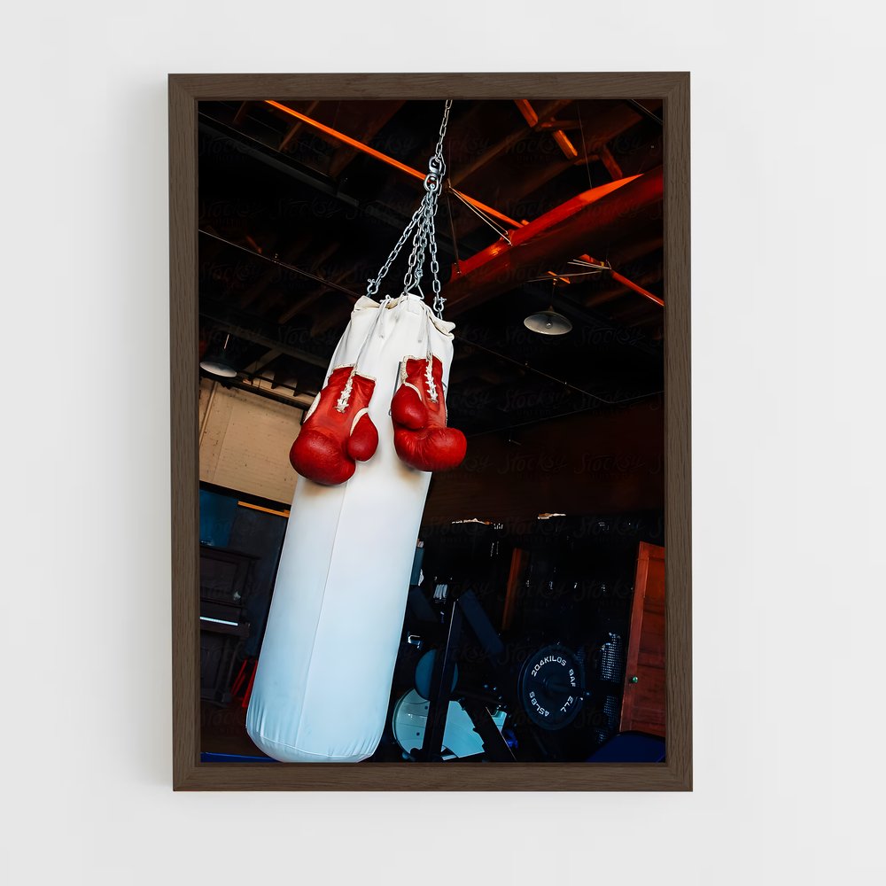 ap-boxing-12 cadre Bois foncé