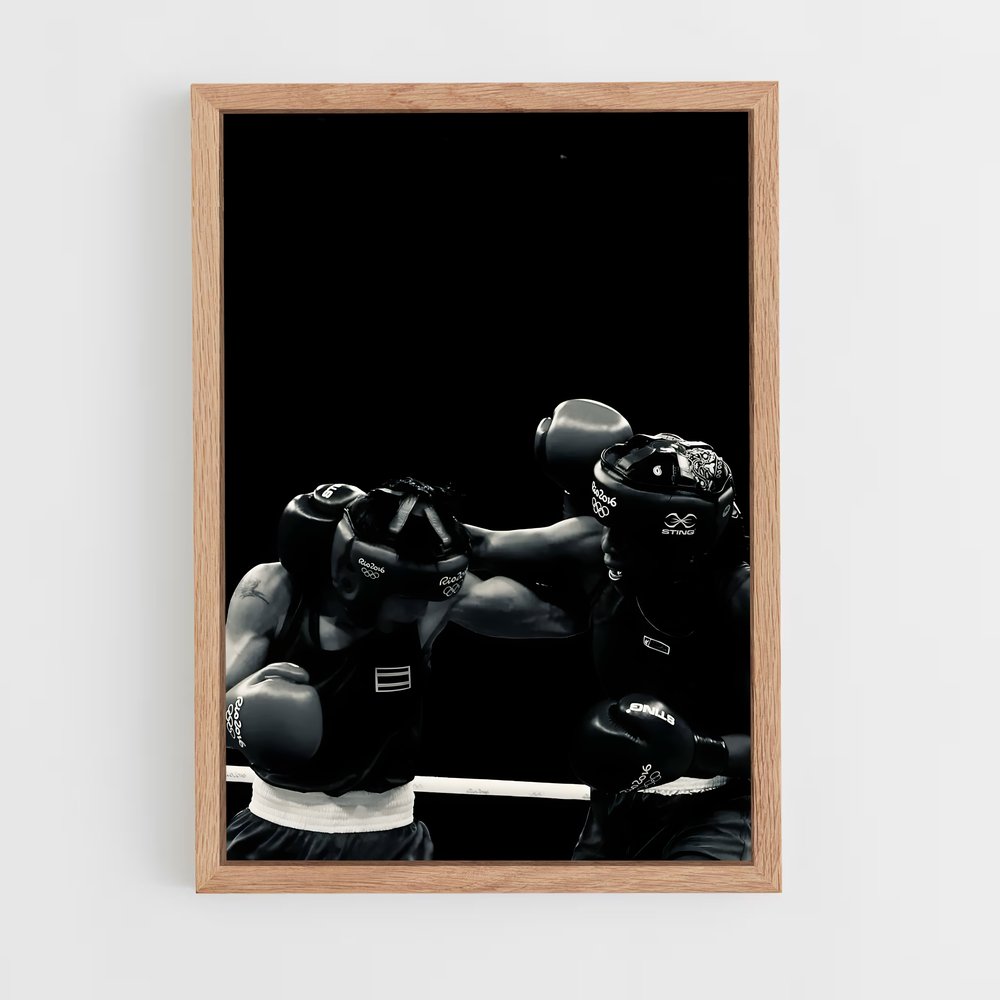 ap-boxing-13 cadre Bois clair