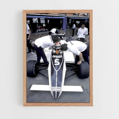 ap-brabham bt49-2 cadre Bois clair