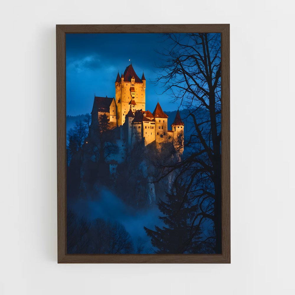 ap-bran castle-4 cadre Bois foncé