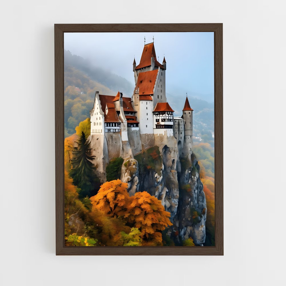 ap-bran castle-7 cadre Bois foncé