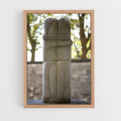 ap-brancusi kiss-2 cadre Bois clair