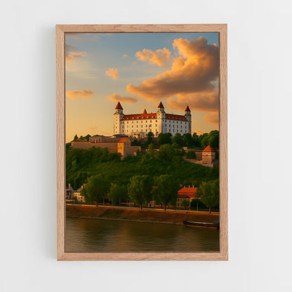 ap-bratislava castle-4 cadre Bois clair
