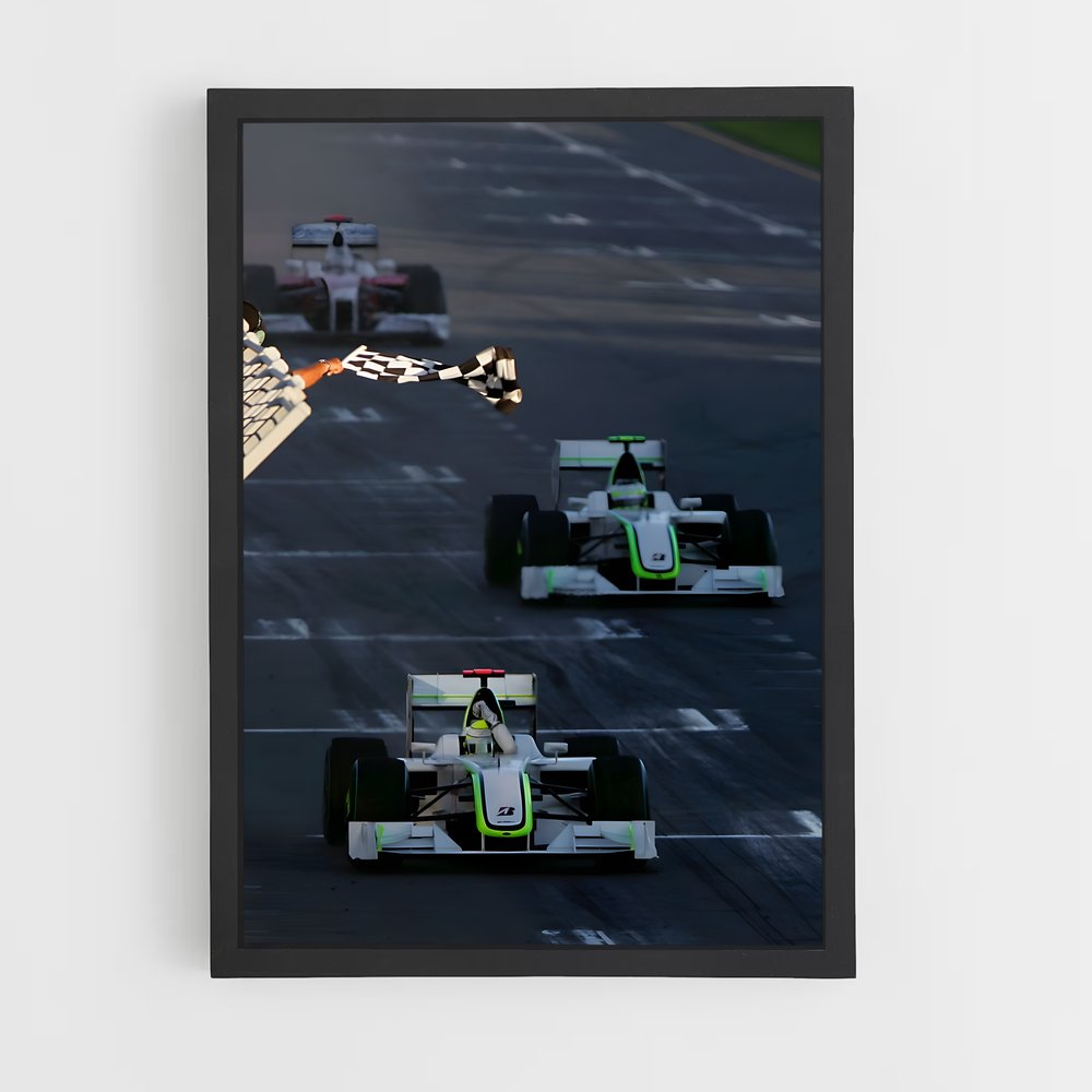 ap-brawn gp-1 cadre Noir