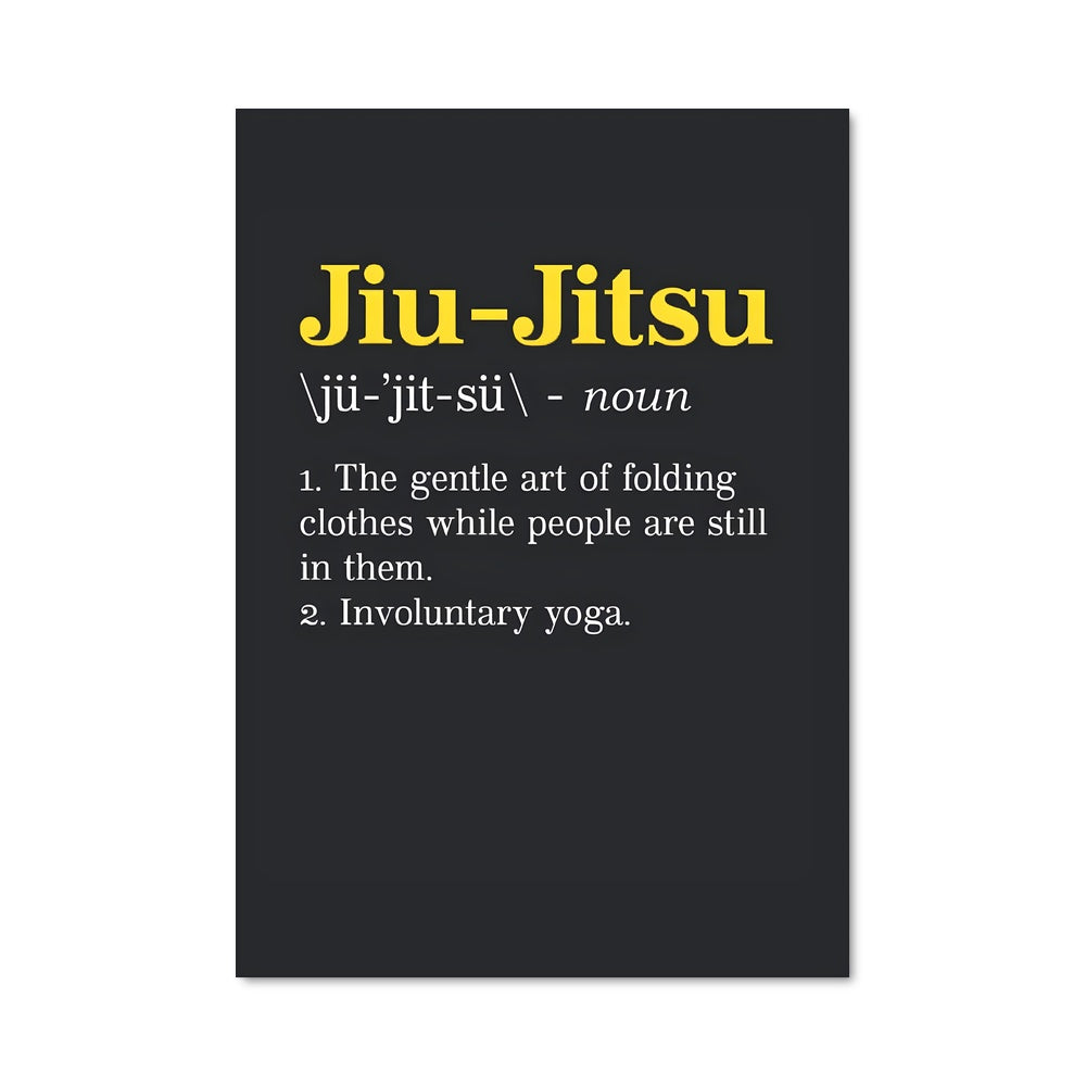 Poster Ju-Jitsu Énergique