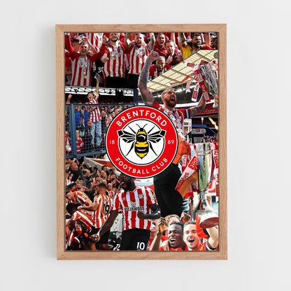 ap-brentford fc-1 cadre Bois clair