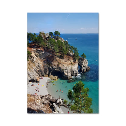 Poster Rochers de Bretagne