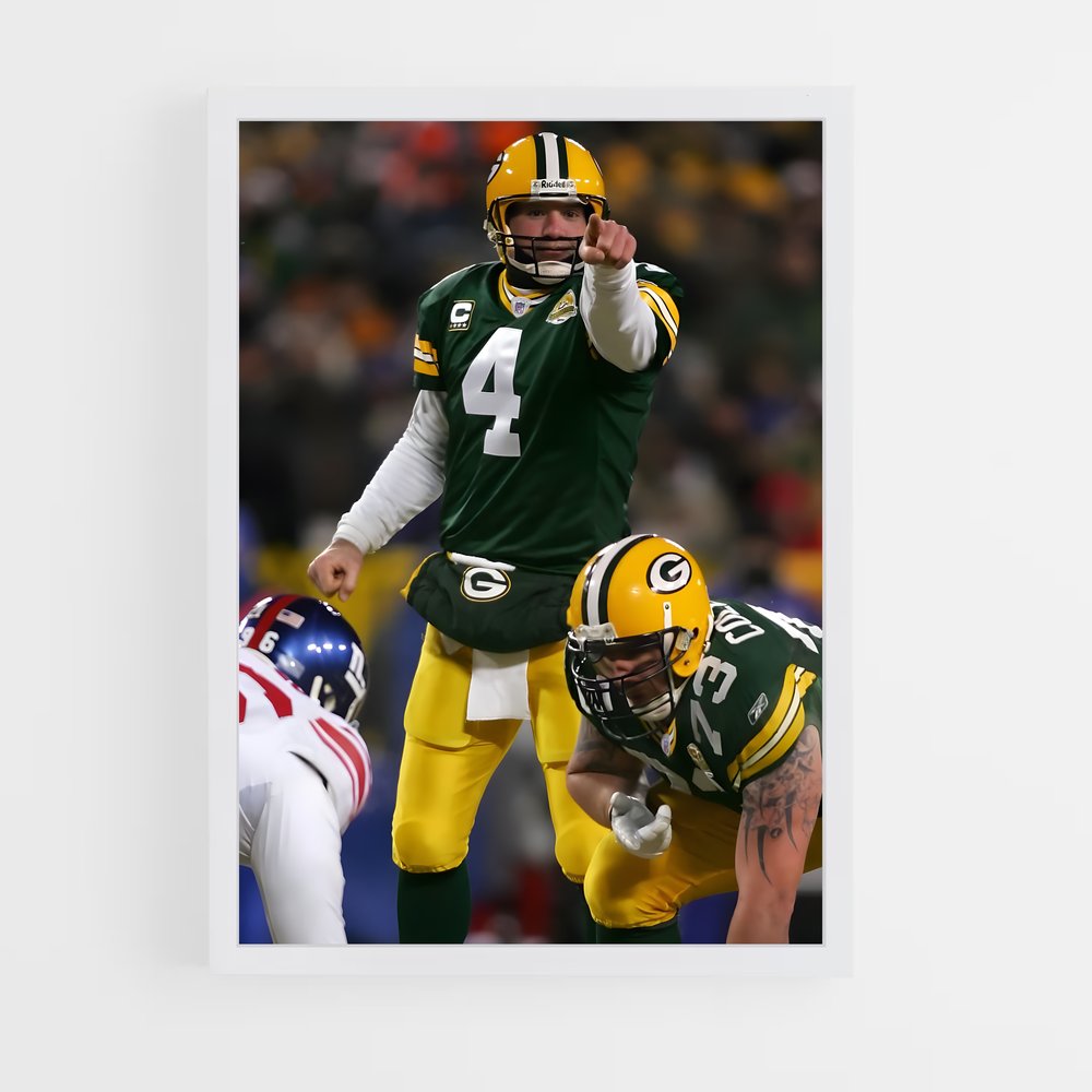 ap-brett favre-5 cadre Blanc