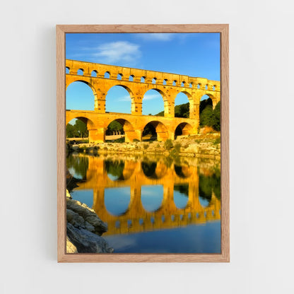 ap-bridge du gard-4 cadre Bois clair
