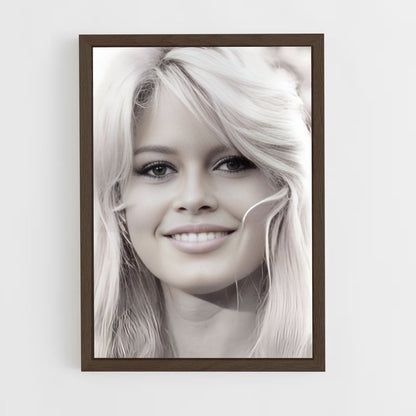 ap-brigitte bardot-4 cadre Bois foncé