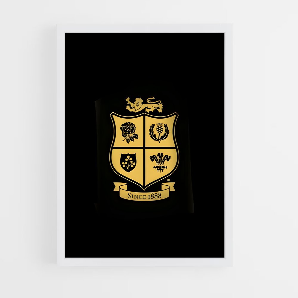 ap-british and irish lions-1 cadre Blanc