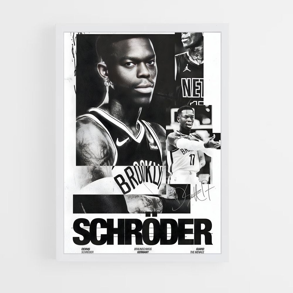 ap-brooklyn nets-3 cadre Blanc
