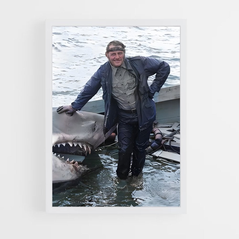 ap-bruce the shark-1 cadre Blanc