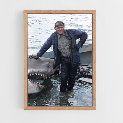 ap-bruce the shark-1 cadre Bois clair