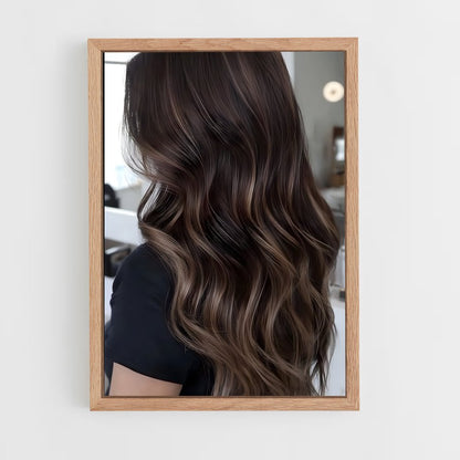 ap-brunette hair-2 cadre Bois clair