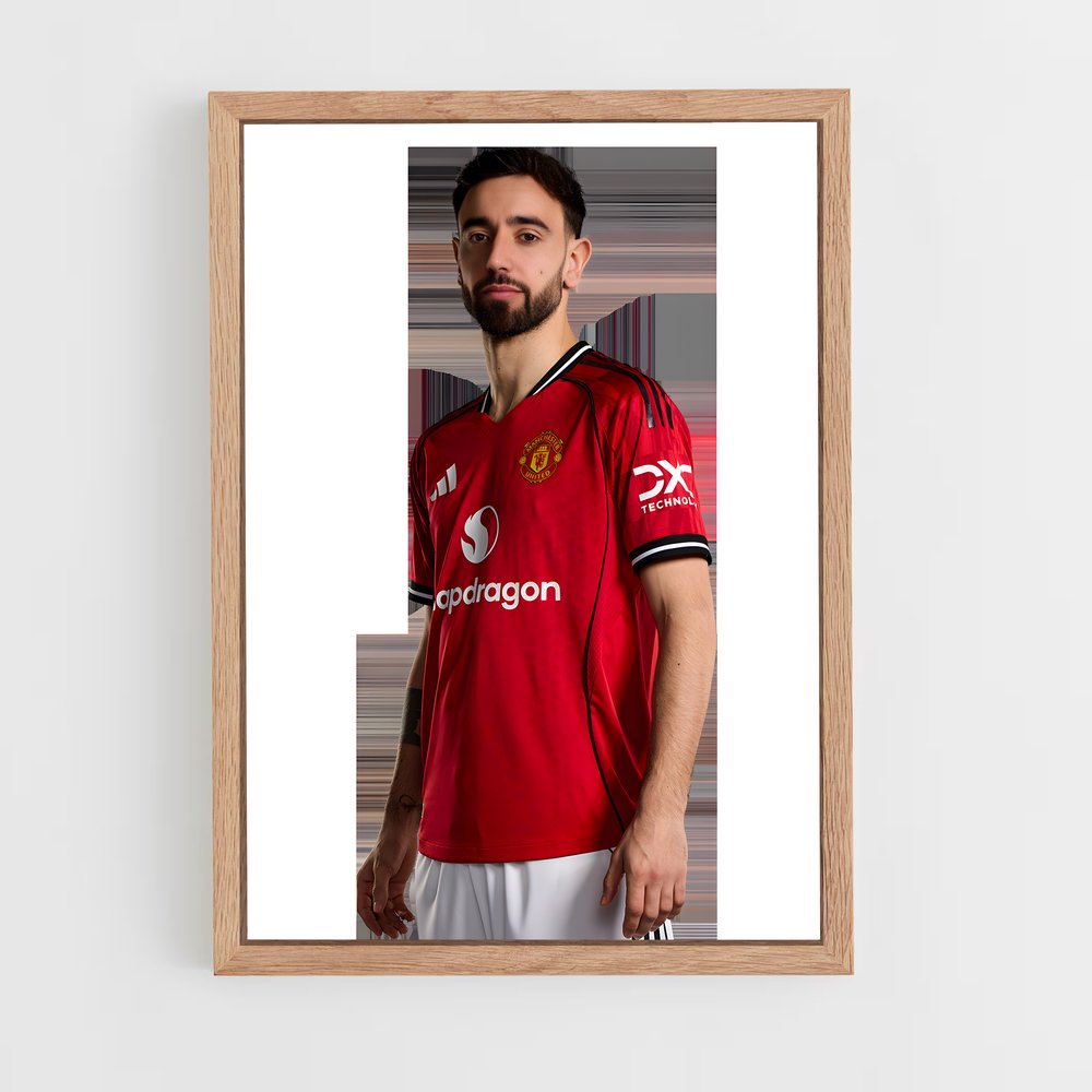 ap-bruno fernandes-8 cadre Bois clair