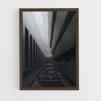 ap-brutalist architecture-14 cadre Bois foncé