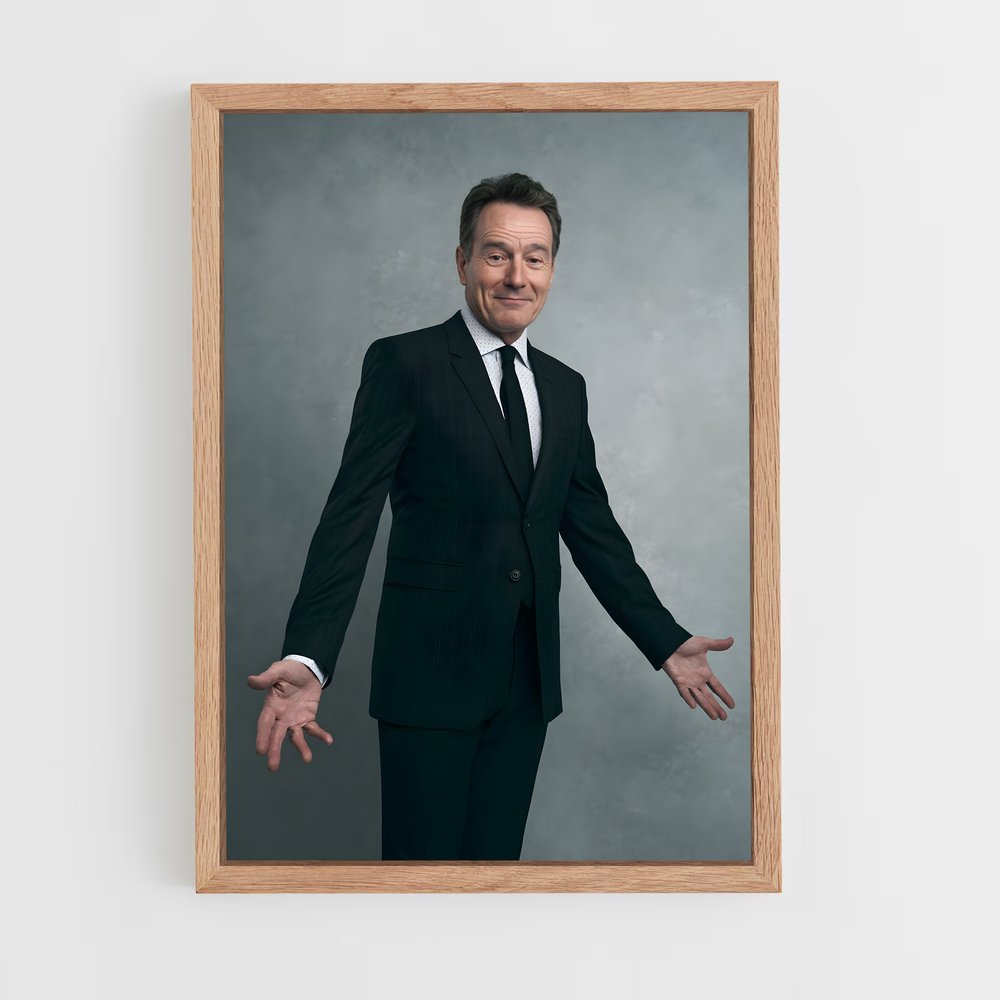 ap-bryan cranston-3 cadre Bois clair