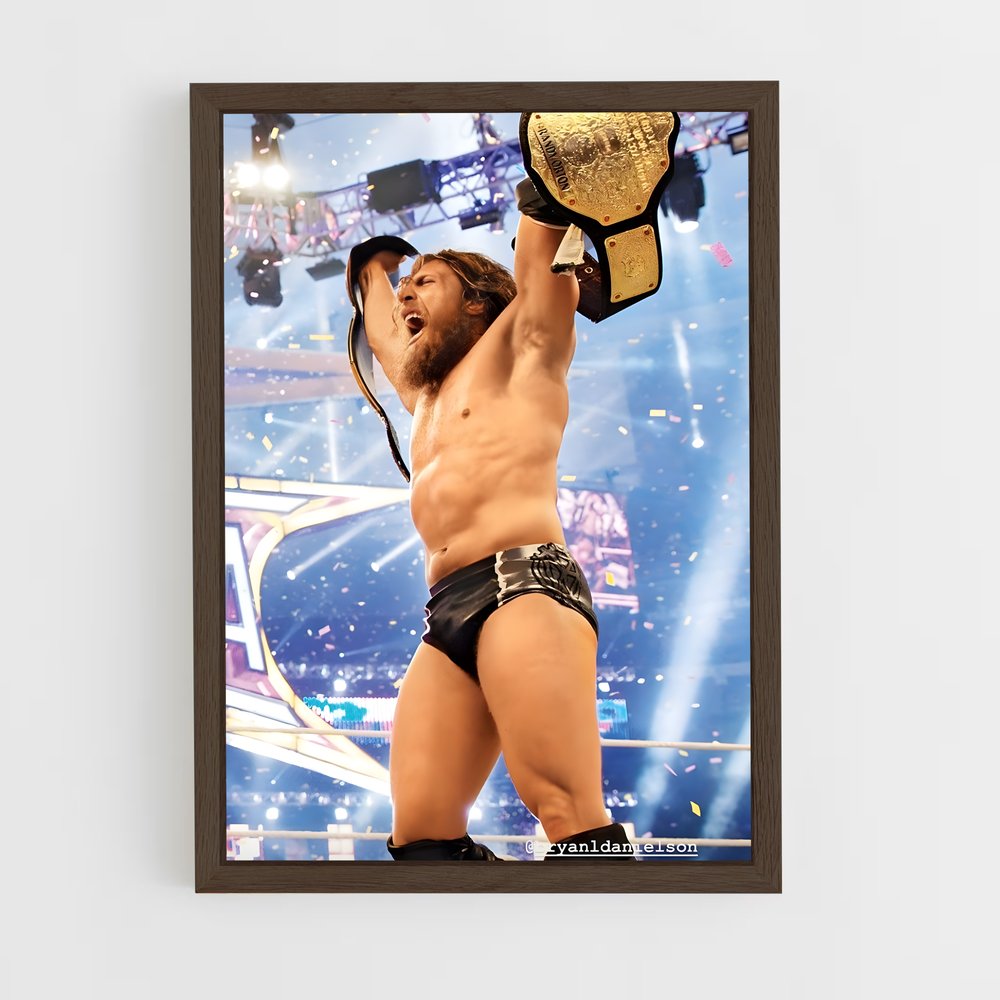 ap-bryan danielson-6 cadre Bois foncé