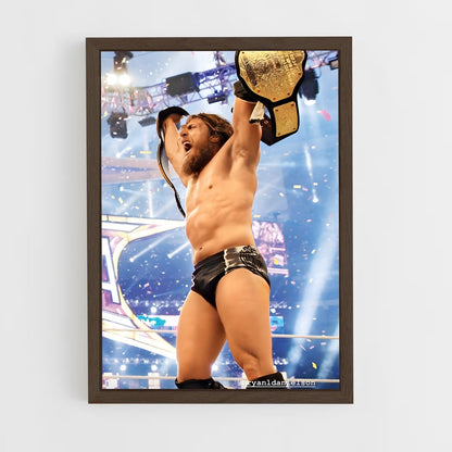 ap-bryan danielson-6 cadre Bois foncé
