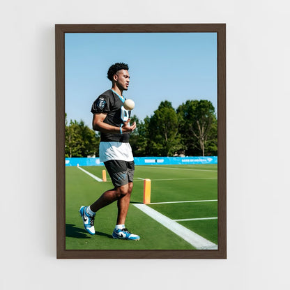 ap-bryce young-3 cadre Bois foncé