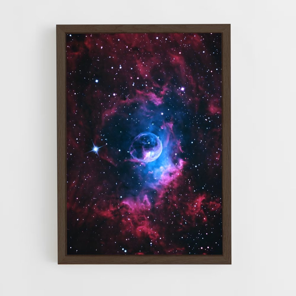 ap-bubble nebula-1 cadre Bois foncé