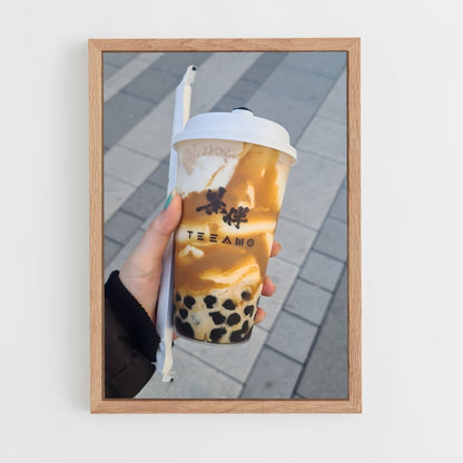 ap-bubble tea-1 cadre Bois clair