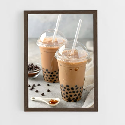 ap-bubble tea-10 cadre Bois foncé