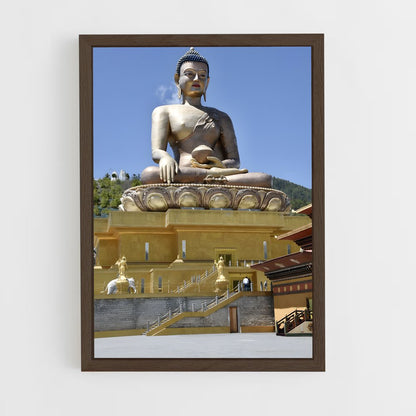 ap-buddha dordenma-1 cadre Bois foncé