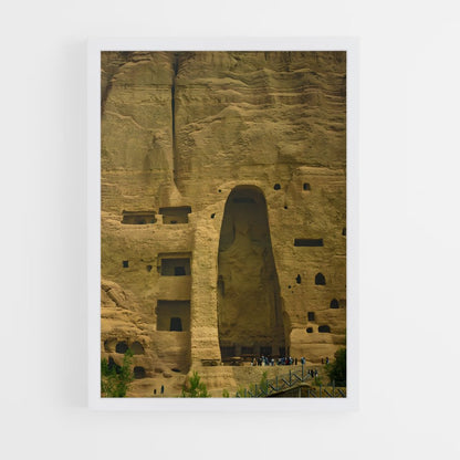 ap-buddhas of bamyan-3 cadre Blanc