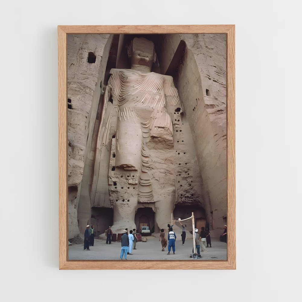ap-buddhas of bamyan-6 cadre Bois clair