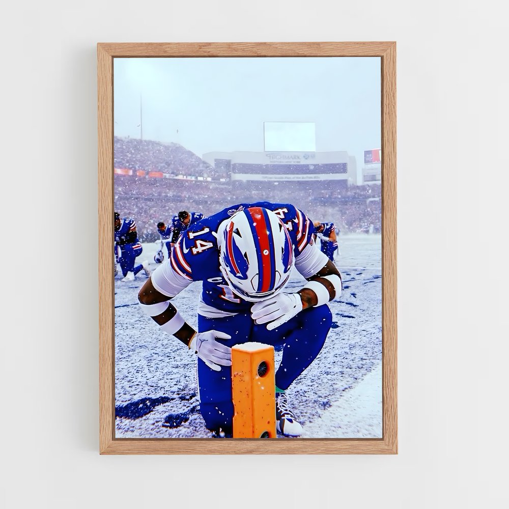 ap-buffalo bills-2 cadre Bois clair