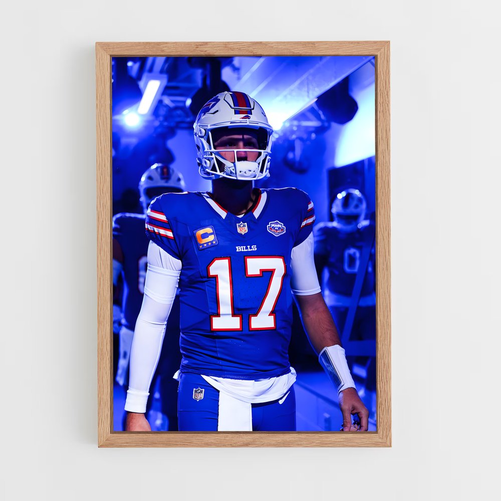ap-buffalo bills-3 cadre Bois clair