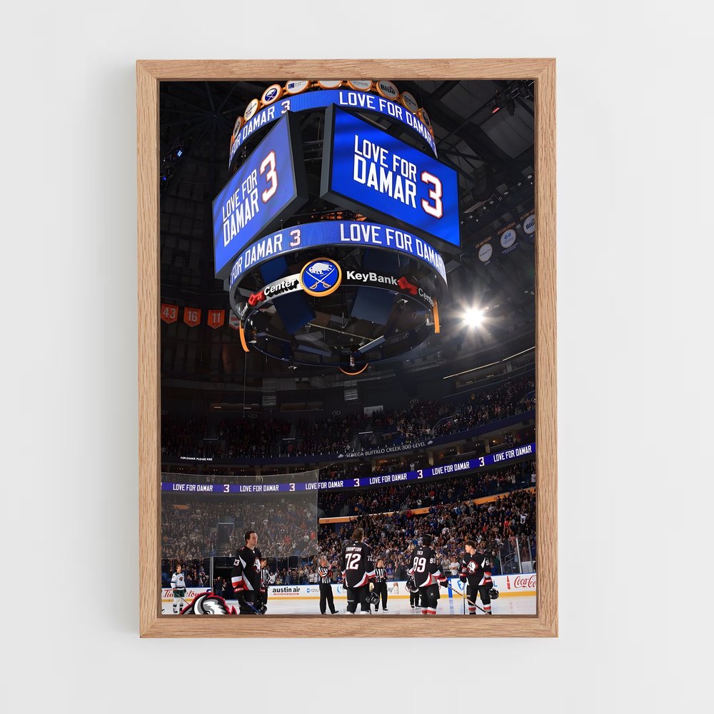 ap-buffalo sabres-2 cadre Bois clair