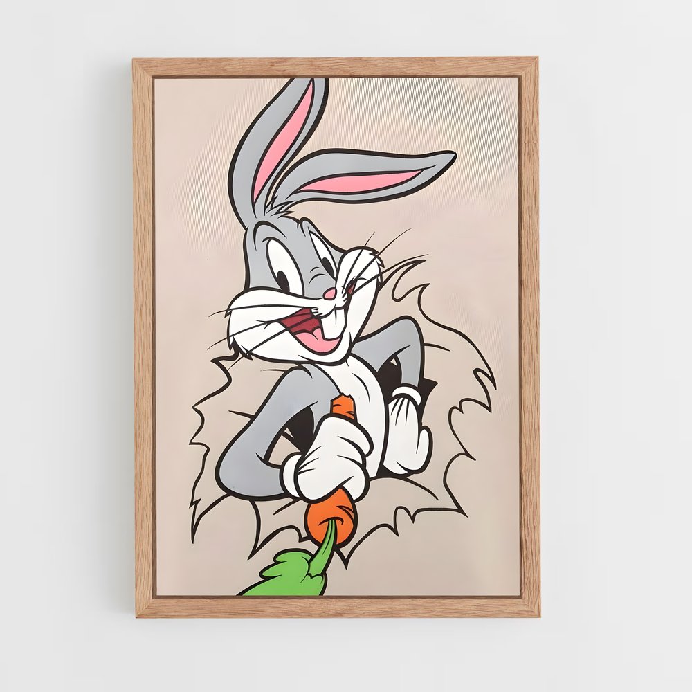 ap-bugs bunny-2 cadre Bois clair
