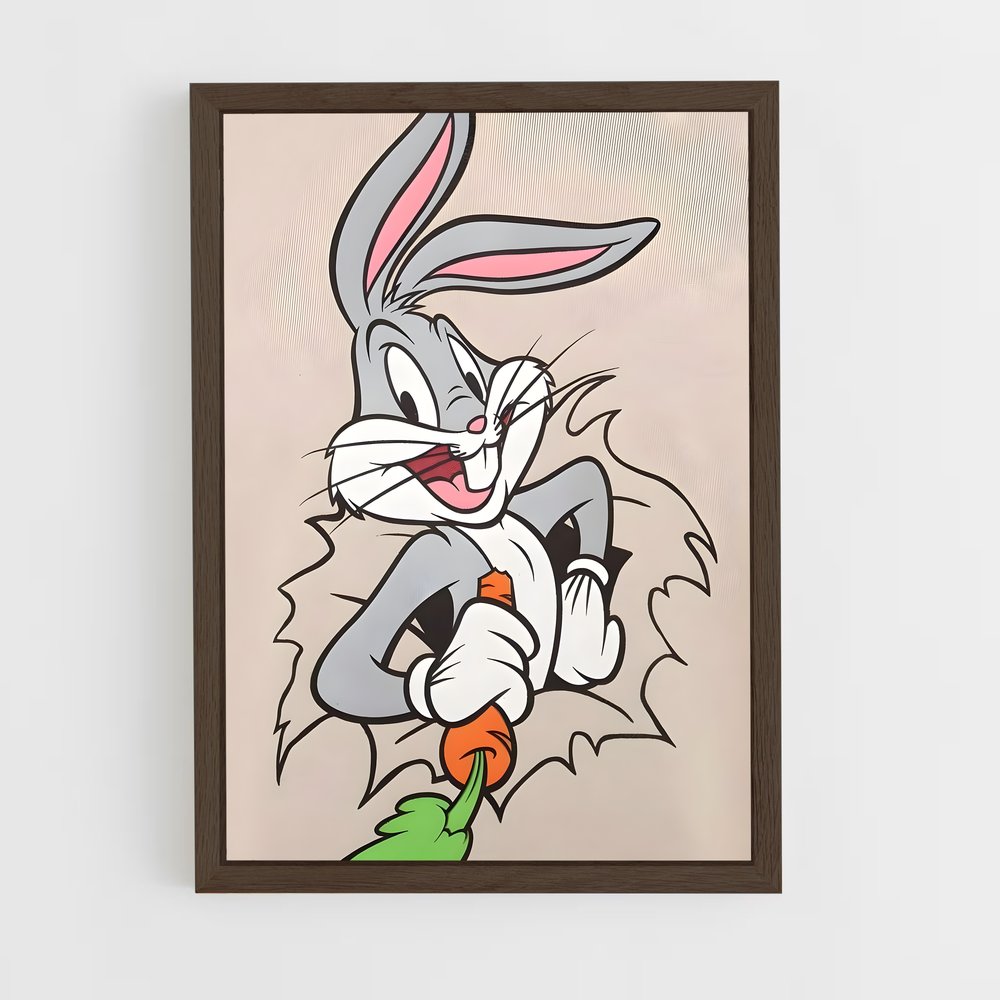 ap-bugs bunny-2 cadre Bois foncé