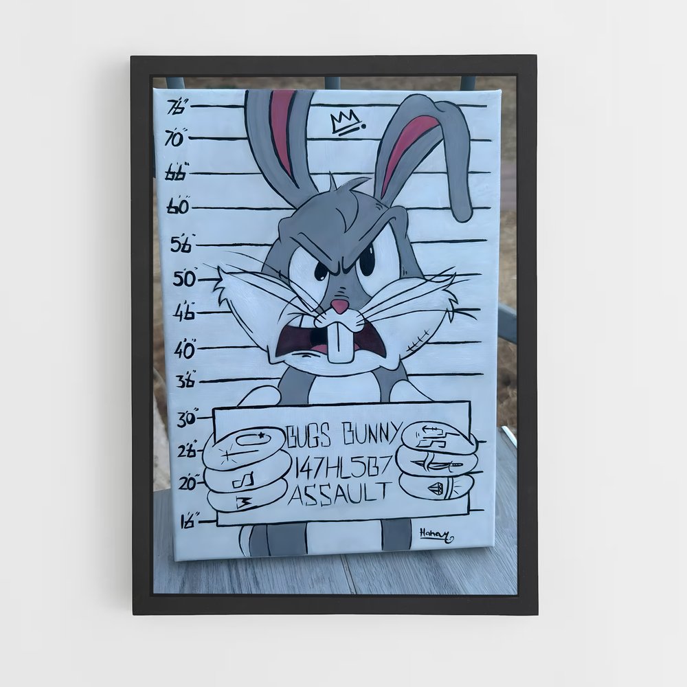 ap-bugs bunny-4 cadre Noir