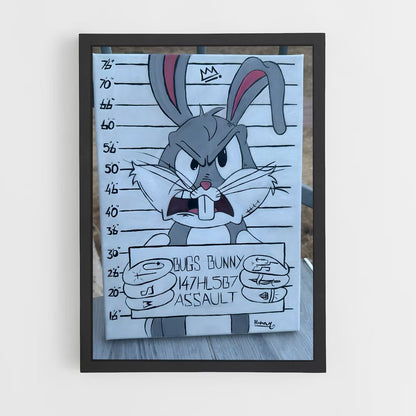 ap-bugs bunny-4 cadre Noir