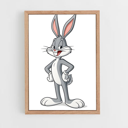 ap-bugs bunny-6 cadre Bois clair