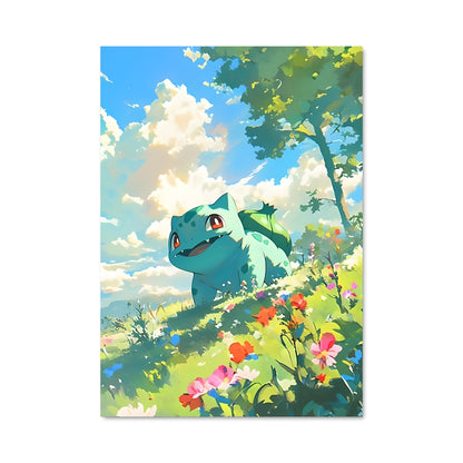 Poster Bulbasaur en Fleurs
