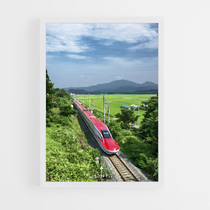 ap-bullet trains-2 cadre Blanc